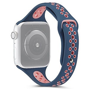 רצועת סיליקון מדגם Little Waist Sport Silicone Band מבית LaTera לשעון חכם מדגם: Apple Watch 42mm/44mm/45mm (צבע Blue/Pink) רצועת סיליקון מדגם Little Waist Sport Silicone Band מבית LaTera לשעון חכם מדגם: Apple Watch 42mm/44mm/45mm (צבע Blue/Pink)