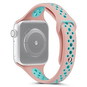 רצועת סיליקון מדגם Little Waist Sport Silicone Band מבית LaTera לשעון חכם מדגם: Apple Watch 42mm/44mm/45mm (צבע Pink/Green) רצועת סיליקון מדגם Little Waist Sport Silicone Band מבית LaTera לשעון חכם מדגם: Apple Watch 42mm/44mm/45mm (צבע Pink/Green)