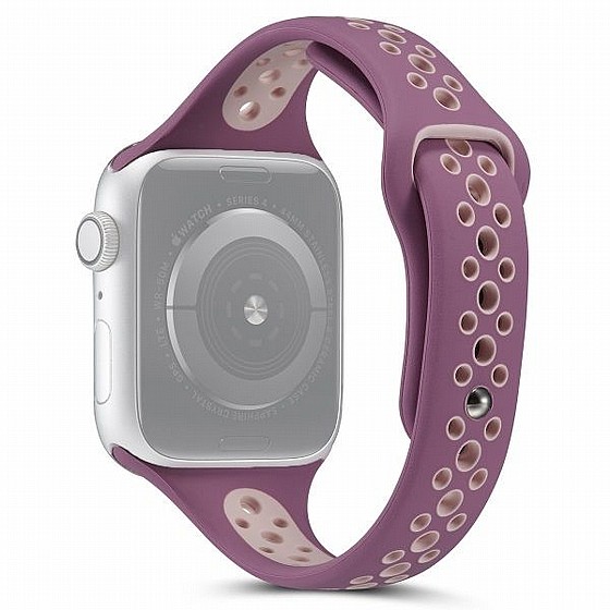 ����� ������� ����  Little Waist Sport Silicone Band ���� LaTera ����� ��� ����: Apple Watch 38mm/40mm/41mm (��� Purple/Pink)