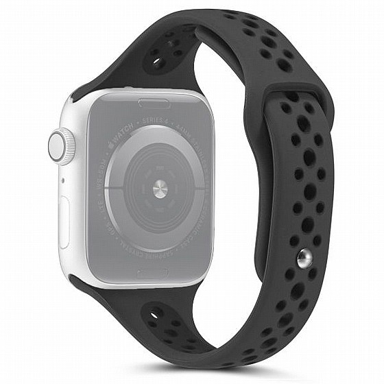 ����� ������� ����  Little Waist Sport Silicone Band ���� LaTera ����� ��� ����: Apple Watch 38mm/40mm/41mm (��� Black)
