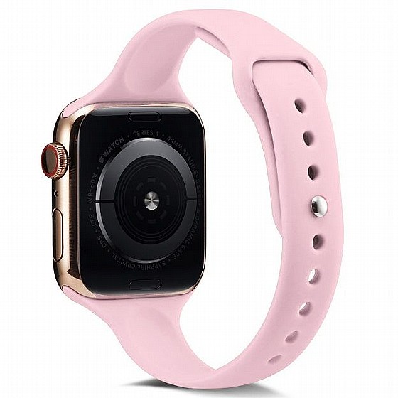 ����� ������� ����  Thin Silicone Band ���� LaTera ����� ��� ����: Apple Watch 42mm/44mm/45mm (��� Pink)