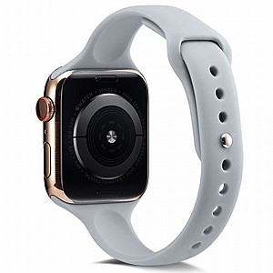 ����� ������� ����  Thin Silicone Band ���� LaTera ����� ��� ����: Apple Watch 38mm/40mm/41mm (��� Light Grey)
