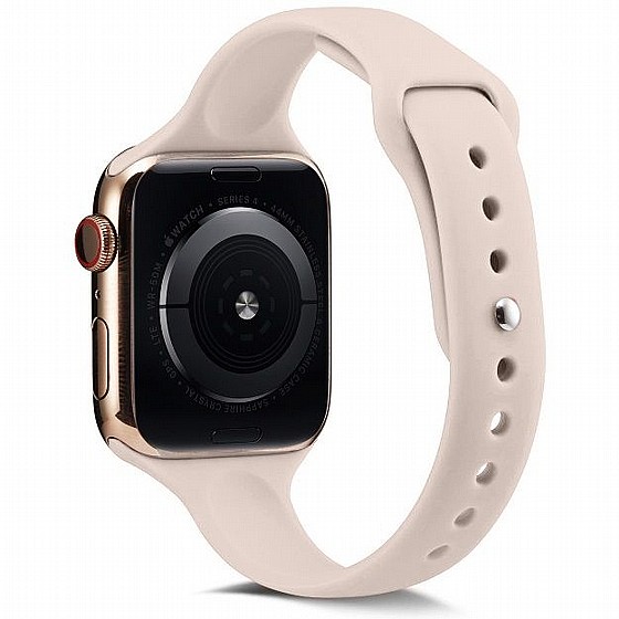 ����� ������� ����  Thin Silicone Band ���� LaTera ����� ��� ����: Apple Watch 38mm/40mm/41mm (��� Pink Silty)