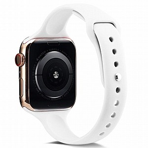 רצועת סיליקון מדגם Thin Silicone Band מבית LaTera לשעון חכם מדגם: Apple Watch 38mm/40mm/41mm (צבע Creamy white) רצועת סיליקון מדגם Thin Silicone Band מבית LaTera לשעון חכם מדגם: Apple Watch 38mm/40mm/41mm (צבע Creamy white)