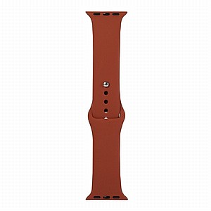 ����� ������� ����  Replacement Silicone Band ���� LaTera ����� ��� ����: Apple Watch 42mm/44mm/45mm (��� Saddle Brown)