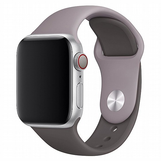����� ������� ����  Double Colors Silicone Band ���� LaTera ����� ��� ����: Apple Watch 38mm/40mm/41mm (��� Light Grey/Dark Gray)