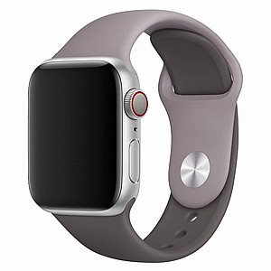 רצועת סיליקון מדגם Double Colors Silicone Band מבית LaTera לשעון חכם מדגם: Apple Watch 38mm/40mm/41mm (צבע Light Grey/Dark Gray) רצועת סיליקון מדגם Double Colors Silicone Band מבית LaTera לשעון חכם מדגם: Apple Watch 38mm/40mm/41mm (צבע Light Grey/Dark Gray)