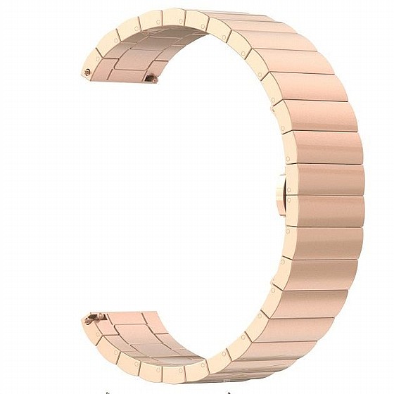 ����� ���� ����  Butterfly Buckle Steel Band ���� LaTera ����� ��� ����: Samsung Galaxy Watch  46mm (��� Rose Gold)