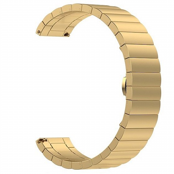 ����� ���� ����  Butterfly Buckle Steel Band ���� LaTera ����� ��� ����: Samsung Galaxy Watch  46mm (��� Gold)