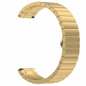 רצועת מתכת מדגם Butterfly Buckle Steel Band מבית LaTera לשעון חכם מדגם: Samsung Galaxy Watch 46mm (צבע Gold) רצועת מתכת מדגם Butterfly Buckle Steel Band מבית LaTera לשעון חכם מדגם: Samsung Galaxy Watch 46mm (צבע Gold)