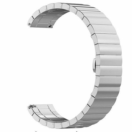 ����� ���� ����  Butterfly Buckle Steel Band ���� LaTera ����� ��� ����: Samsung Galaxy Watch  42mm (��� Silver)