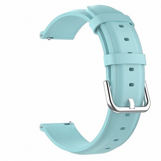 ����� ��� ����  Round Tail Leather Band ���� LaTera ����� ��� ����: Samsung Galaxy Watch  46mm (��� Light Blue)