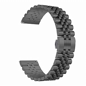 רצועת מתכת מדגם Five Beads Steel Band מבית LaTera לשעון חכם מדגם: Samsung Galaxy Watch 46mm (צבע Black) רצועת מתכת מדגם Five Beads Steel Band מבית LaTera לשעון חכם מדגם: Samsung Galaxy Watch 46mm (צבע Black)