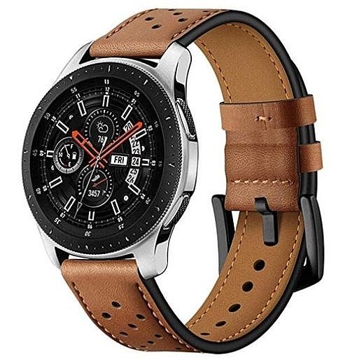 ����� ��� ����   Eyelet Sport Leather Band ���� LaTera ����� ��� ����: Samsung Galaxy Watch  46mm (��� Brown)
