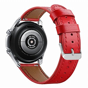 רצועת עור מדגם Replacement Leather Band מבית LaTera לשעון חכם מדגם: Samsung Galaxy Watch 46mm (צבע Red) רצועת עור מדגם Replacement Leather Band מבית LaTera לשעון חכם מדגם: Samsung Galaxy Watch 46mm (צבע Red)