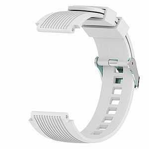 רצועת סיליקון מדגם Vertical Grain Wrist Silicone Band מבית LaTera לשעון חכם מדגם: Samsung Galaxy Watch 46mm (צבע White) רצועת סיליקון מדגם Vertical Grain Wrist Silicone Band מבית LaTera לשעון חכם מדגם: Samsung Galaxy Watch 46mm (צבע White)