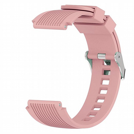 ����� ������� ����  Vertical Grain Wrist Silicone Band ���� LaTera ����� ��� ����: Samsung Galaxy Watch  46mm (��� Pink)