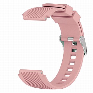 ����� ������� ����  Vertical Grain Wrist Silicone Band ���� LaTera ����� ��� ����: Samsung Galaxy Watch  46mm (��� Pink)