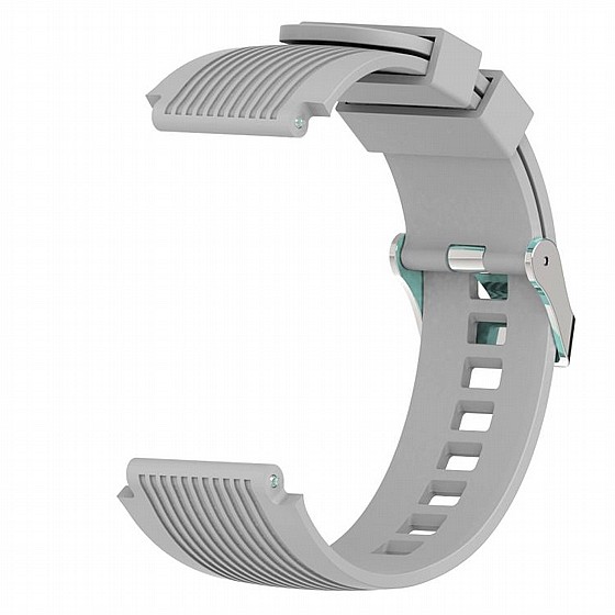 ����� ������� ����  Vertical Grain Wrist Silicone Band ���� LaTera ����� ��� ����: Samsung Galaxy Watch  46mm (��� Grey)