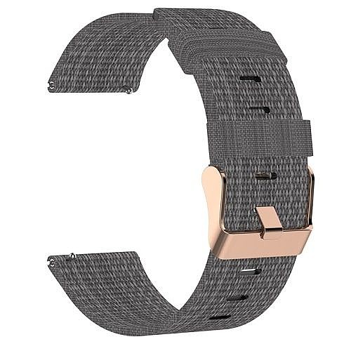����� �� / ������ ����  Woven Textured Nylon Band ���� LaTera ����� ��� ����: Samsung Galaxy Watch  46mm (��� Dark Gray)