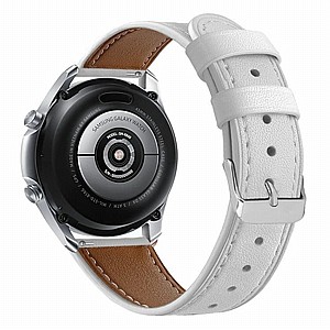 רצועת עור מדגם Replacement Leather Band מבית LaTera לשעון חכם מדגם: Samsung Galaxy Watch 42mm (צבע White) רצועת עור מדגם Replacement Leather Band מבית LaTera לשעון חכם מדגם: Samsung Galaxy Watch 42mm (צבע White)