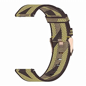 רצועת בד / ניילון מדגם Stripe Weave Nylon Band מבית LaTera לשעון חכם מדגם: Samsung Galaxy Watch 42mm (צבע Yellow) רצועת בד / ניילון מדגם Stripe Weave Nylon Band מבית LaTera לשעון חכם מדגם: Samsung Galaxy Watch 42mm (צבע Yellow)
