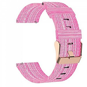 ����� �� / ������ ����  Woven Textured Nylon Band ���� LaTera ����� ��� ����: Samsung Galaxy Watch  42mm (��� Pink)