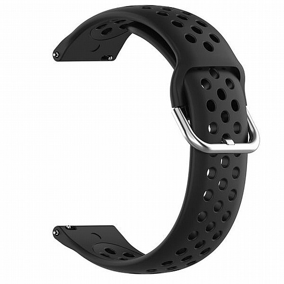 ����� ������� ���� Sports Solid Color Silicone Band ���� LaTera ����� ��� ����: Samsung Galaxy Watch  46mm (��� Black)