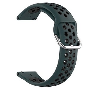 ����� ������� ���� Sports Solid Color Silicone Band ���� LaTera ����� ��� ����: Samsung Galaxy Watch  46mm (��� Olive Green/Black)