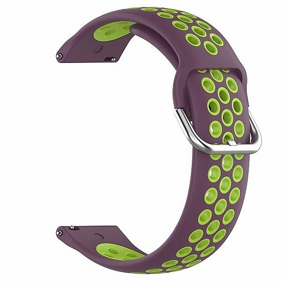 ����� ������� ���� Sports Solid Color Silicone Band ���� LaTera ����� ��� ����: Samsung Galaxy Watch  46mm (��� Purple/Lime)