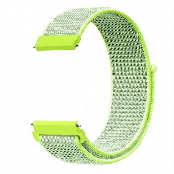 ����� �� / ������ ����  Simple Braided Nylon Band ���� LaTera ����� ��� ����: Samsung Galaxy Watch  46mm (��� Light Yellow)