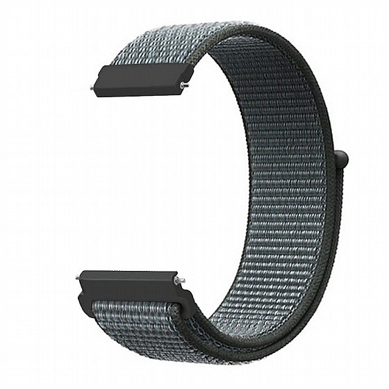 ����� �� / ������ ����  Simple Braided Nylon Band ���� LaTera ����� ��� ����: Samsung Galaxy Watch  46mm (��� Storm Gray)
