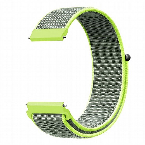 ����� �� / ������ ����  Simple Braided Nylon Band ���� LaTera ����� ��� ����: Samsung Galaxy Watch  42mm (��� Bright Yellow)