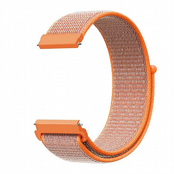 ����� �� / ������ ����  Simple Braided Nylon Band ���� LaTera ����� ��� ����: Samsung Galaxy Watch  42mm (��� Orange Red)