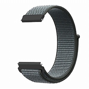 ����� �� / ������ ����  Simple Braided Nylon Band ���� LaTera ����� ��� ����: Samsung Galaxy Watch  42mm (��� Storm Gray)