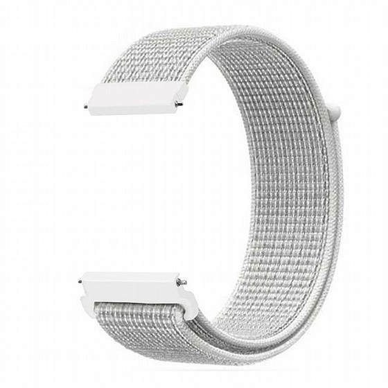����� �� / ������ ����  Simple Braided Nylon Band ���� LaTera ����� ��� ����: Samsung Galaxy Watch  42mm (��� Summit White)