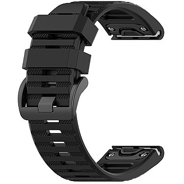����� ������� ����  Silicone Band ���� LaTera ����� ��� ����: Garmin Fenix 5X / 5X Plus (��� Black)