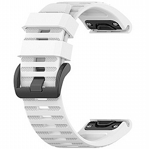 רצועת סיליקון מדגם Silicone Band מבית LaTera לשעון חכם מדגם: Garmin Fenix 6X / 6X Pro (צבע White) רצועת סיליקון מדגם Silicone Band מבית LaTera לשעון חכם מדגם: Garmin Fenix 6X / 6X Pro (צבע White)