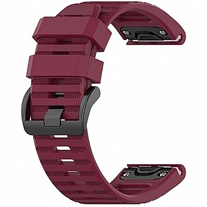 רצועת סיליקון מדגם Silicone Band מבית LaTera לשעון חכם מדגם: Garmin Forerunner 945 (צבע Red) רצועת סיליקון מדגם Silicone Band מבית LaTera לשעון חכם מדגם: Garmin Forerunner 945 (צבע Red)