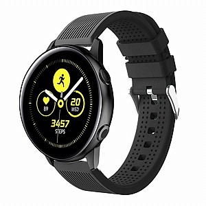 רצועת סיליקון מדגם Silicone Band מבית LaTera לשעון חכם מדגם: Garmin Vivoactive 3 (צבע Black) רצועת סיליקון מדגם Silicone Band מבית LaTera לשעון חכם מדגם: Garmin Vivoactive 3 (צבע Black)