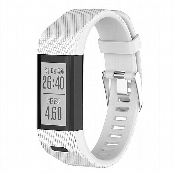 ����� ������� ����  Silicone Band ���� LaTera ����� ��� ����: Garmin VivoSmart HR Plus (��� White)