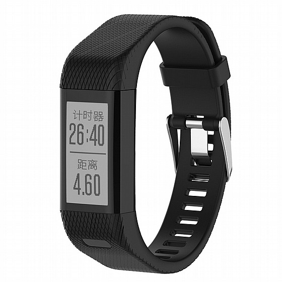 ����� ������� ����  Silicone Band ���� LaTera ����� ��� ����: Garmin VivoSmart HR Plus (��� Black)