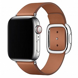 ����� ��� ���� Modern Style Leather Band ���� LaTera ����� ��� ����: Apple Watch 42mm/44mm/45mm (��� Brown)