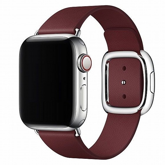 ����� ��� ���� Modern Style Leather Band ���� LaTera ����� ��� ����: Apple Watch 38mm/40mm/41mm (��� Coffee)
