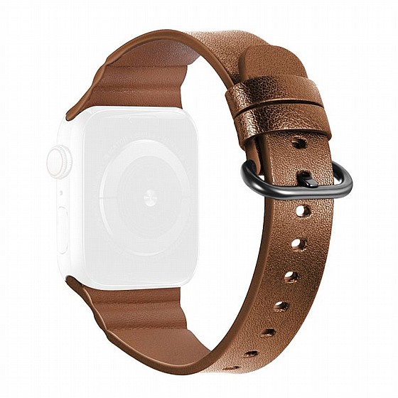 ����� ��� ���� Replacement Genuine Leather Band ���� LaTera ����� ��� ����: Apple Watch 38mm/40mm/41mm (��� Brown)