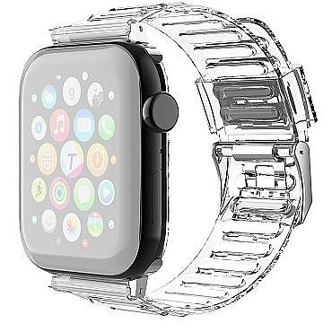 ����� ������� ���� TPU Claer Silicone Band ���� LaTera ����� ��� ����: Apple Watch 42mm/44mm/45mm (��� Transparent)