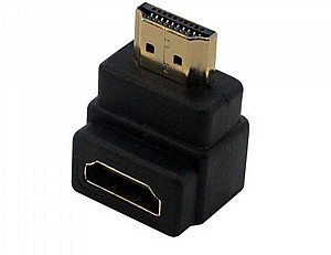 מתאם HDMI male to HDMI female Adapter 90 Right Angle מתאם HDMI male to HDMI female Adapter 90 Right Angle