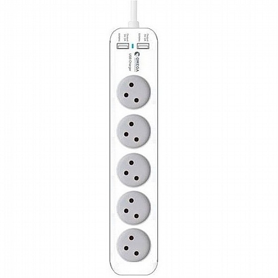 ���� ���� (���� ��� �����) + 2 ������ USB ���� OMEGA (��� 5V-1A) ���� ��� �����