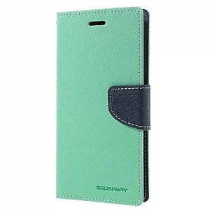 נרתיק מדגם Fancy Diary מבית Mercury לטלפון סלולארי מדגם: LG G5 / G5 SE (צבע Dark Blue/Mint) נרתיק מדגם Fancy Diary מבית Mercury לטלפון סלולארי מדגם: LG G5 / G5 SE (צבע Dark Blue/Mint)