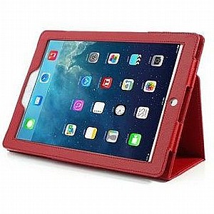נרתיק עור כולל מעמד שולחני למחשב לוח מדגם: iPad Pro 9.7 (צבע אדום) נרתיק עור כולל מעמד שולחני למחשב לוח מדגם: iPad Pro 9.7 (צבע אדום)